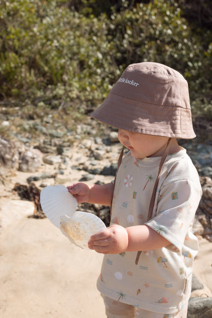 TINY TIDES PRINTED TEE & SHORTS SET