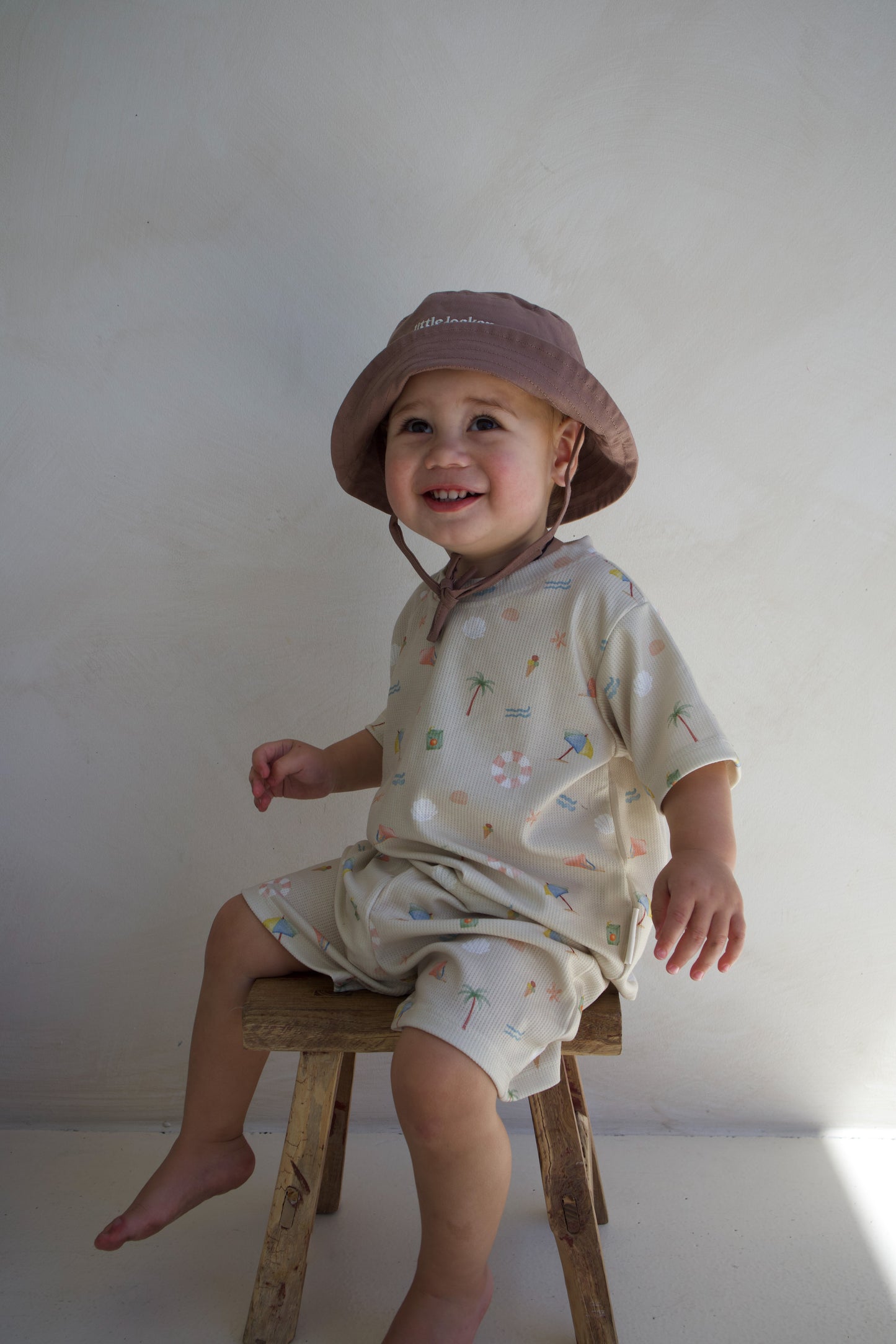 TINY TIDES PRINTED TEE & SHORTS SET